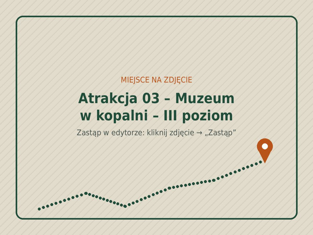 Muzeum w kopalni – III poziom
