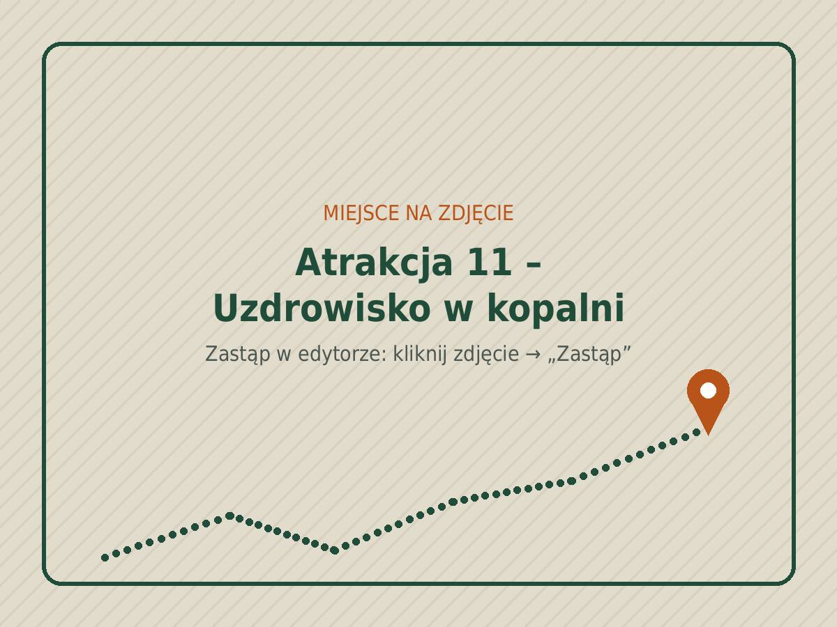 Uzdrowisko w kopalni