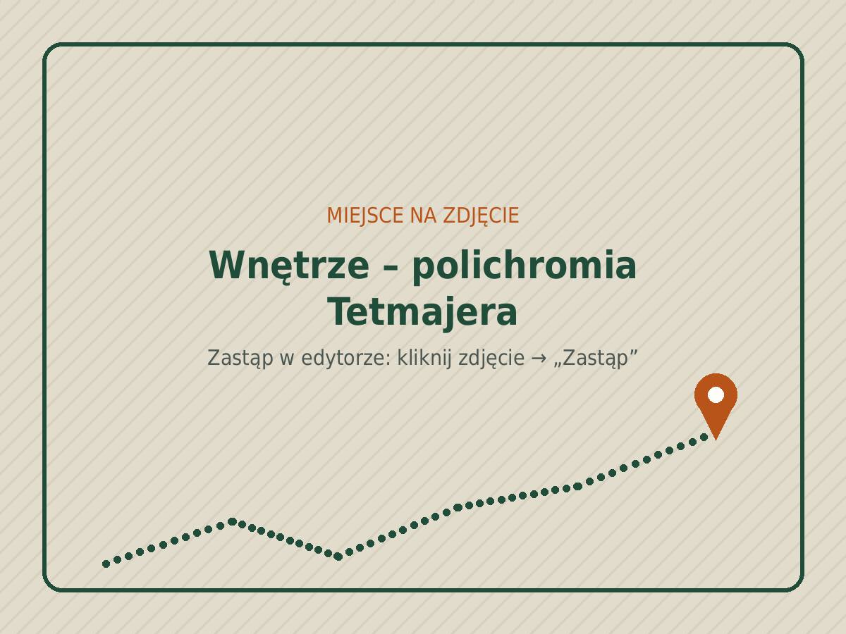 Wnętrze – polichromia Tetmajera